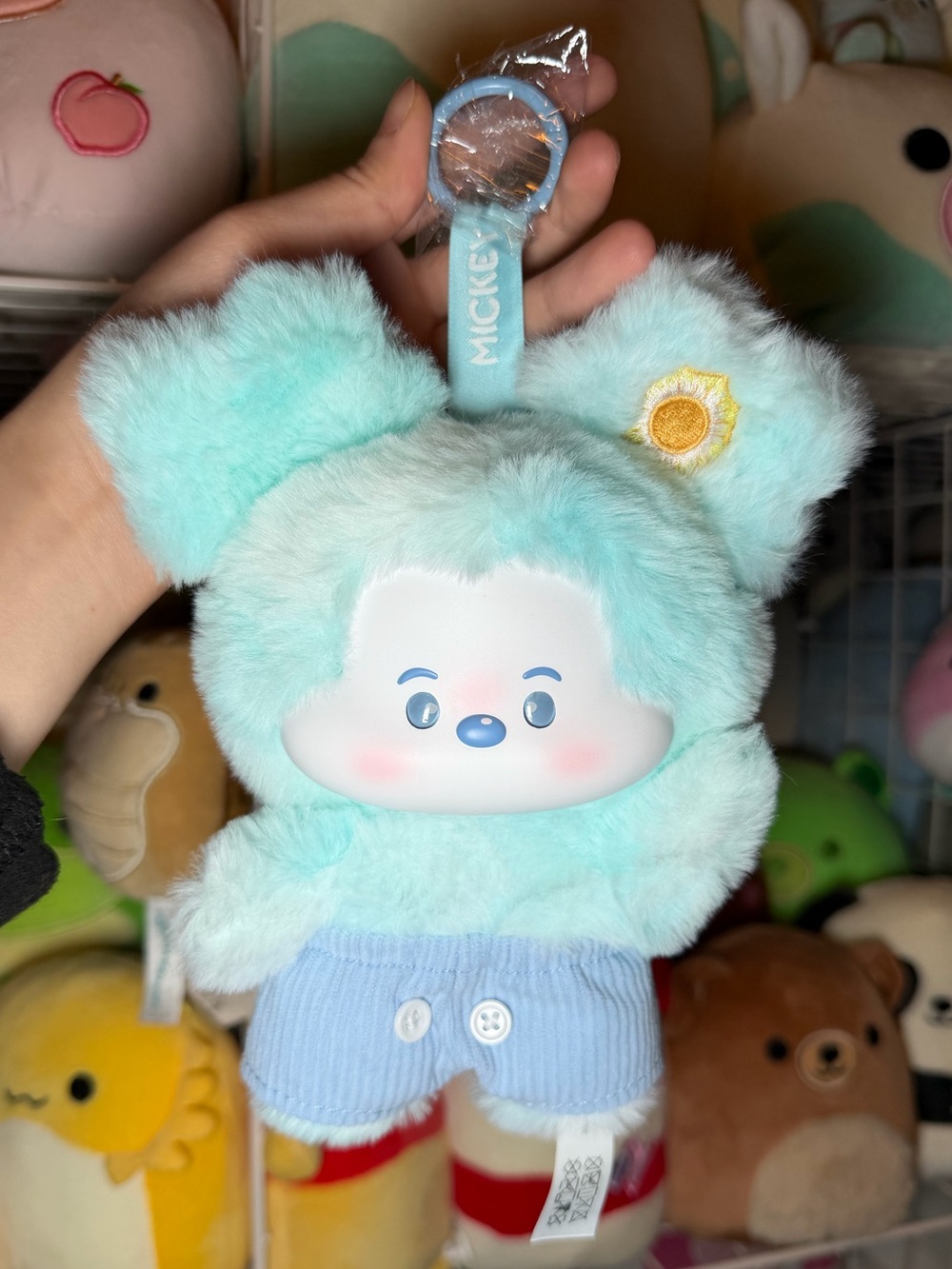 Disney x Miniso Mickey Head in the Clouds ‘Sunny Sky’ 8” Plush Pendant Bag Clip